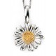 My-jewelry - D4222c - flower Necklace Gold-plated in 925/1000 silver