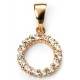 My-jewelry - D4343 - Necklace Gold plated and zirconium in 925/1000 silver