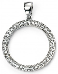 My-jewelry - D4344 - Necklace-plated in rhodium and zirconium in 925/1000 silver