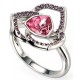 My-jewelry - D3342 - Ring trend in Swarovski crystal and rhodium-plated in 925/1000 silver