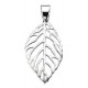 Necklace leaf in 925/1000 silver