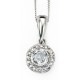 My-jewelry - D882c - Collar topaz and diamond white Gold 375/1000