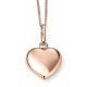 My-jewelry - D926c - Collar trend, the heart in rose Gold 375/1000