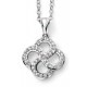 My-jewelry - D937a - Superb diamond necklace in white Gold 375/1000