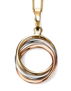 My-jewelry - D984c - Necklace in white Gold and pink Gold, Gold 375/1000