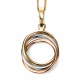 My-jewelry - D984c - Necklace in white Gold and pink Gold, Gold 375/1000