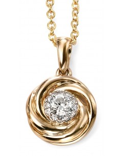 My-jewelry - D2005 - Collar trend diamond Gold 375/1000