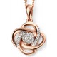 My-jewelry - D2016 - diamond Necklace in rose Gold 375/1000