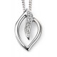 My-jewelry - D2017c - diamond Necklace in white Gold 375/1000