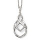 My-jewelry - D2028 - diamond Necklace in white Gold 375/1000