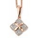 My-jewelry - D2029 - Collar trend diamond rose Gold 375/1000