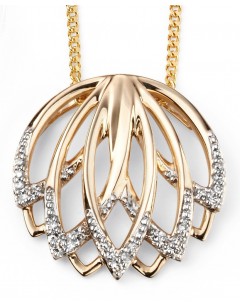 My-jewelry - D2030 - Collar trend diamond Gold 375/1000