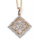 My-jewelry - D2034 - Collar trend diamond Gold 375/1000