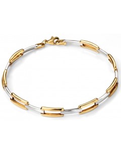 My-jewelry - D427uk - 9k trend white Gold and Gold bracelet