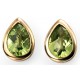 Earring peridot Gold 375/1000