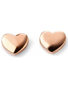 My-jewelry - D235e - earring heart-original pink Gold 375/1000