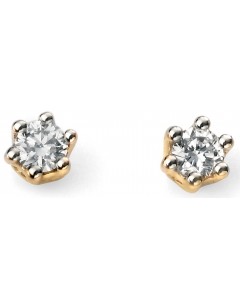My-jewelry - D955 - earring diamond Gold 375/1000