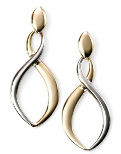My-jewelry - D2015 - earring trend in Gold and white Gold 375/1000