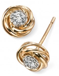 My-jewelry - D2031c - earring diamond Gold 375/1000