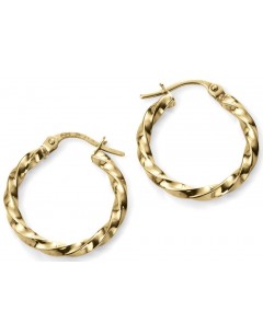 My-jewelry - D2035c - earring trend in Gold 375/1000