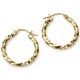 My-jewelry - D2035c - earring trend in Gold 375/1000