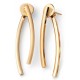 My-jewelry - D2069 - earring trend in Gold 375/1000