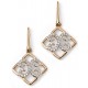 My-jewelry - D2083c - earring diamond rose Gold 375/1000