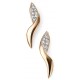 My-jewelry - D2093 - earring diamond Gold 375/1000