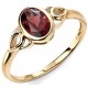 My-jewelry - D467g - Ring garnet gold 375/1000