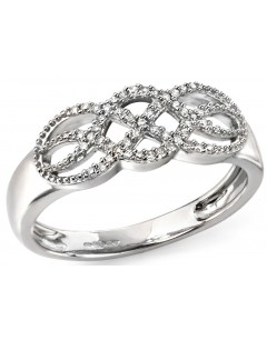My-jewelry - D486cuk - 9k Diamond white Gold ring