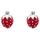 My-jewelry - DC165 - Superb earring strawberry for a little girl in 925/1000 silver