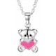 My-jewelry - DC128 - Collar teddy bear heart in 925/1000 silver