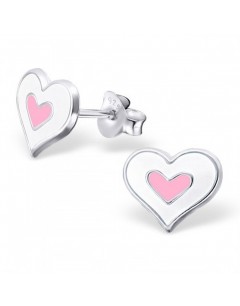 My-jewelry - H21903 - earring heart rose in 925/1000 silver