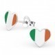 My-jewelry - H23048 - earring heart of Ireland, in 925/1000 silver