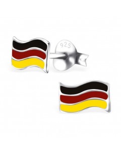 My-jewelry - H23809 - earring flag of Germany in 925/1000 silver