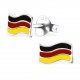 My-jewelry - H23809 - earring flag of Germany in 925/1000 silver