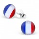 My-jewelry - H26130 - earring the colors of France in 925/1000 silver