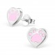 My-jewelry - H26293 - earring heart of bear paw in 925/1000 silver