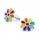 My-jewelry - H11752 - earring-flower-rainbow in 925/1000 silver