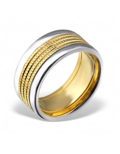 My-jewelry - H1207uk - stainless steel Gold plated ring