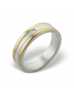 My-jewelry - H6612uk - stainless steel Gold plated ring