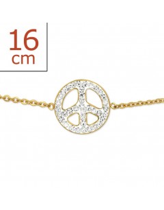 My-jewelry - H111uk - Sterling silver gilded with fine gold bracelet