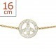 My-jewelry - H111 - Bracelet gilded with fine gold in 925/1000 silver
