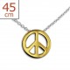My-jewelry - H1359 - golden Necklace in 925/1000 silver