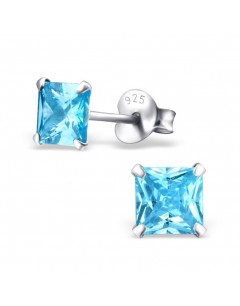 My-jewelry - H23831 - earring zirconia blue in 925/1000 silver