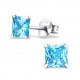 My-jewelry - H23831 - earring zirconia blue in 925/1000 silver