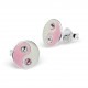My-jewelry - H196 - earring yin and yang pink in 925/1000 silver