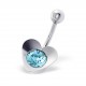 My-jewelry - H359 - Jolie piercing heart stainless steel