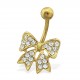 My-jewelry - H29735 - Jolie piercing noeux stainless steel golden