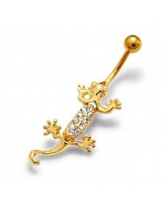 My-jewelry - H29682uk - stainless steel pretty golden piercing
